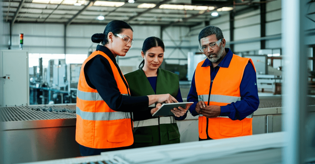 Julley team collaborating with MSME staff on implementation planning